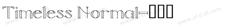 Timeless Norma1字体转换